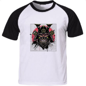 Camiseta Raglan Samurai Street Art