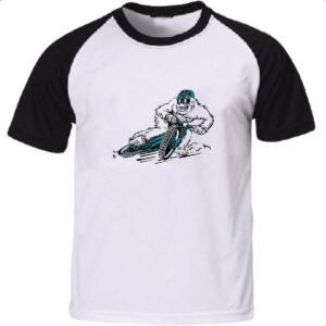 Camiseta Raglan Yeti na BMX