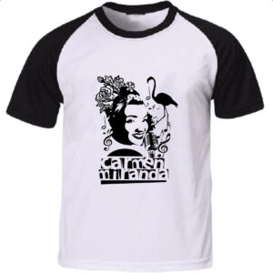 Camiseta Raglan Carmen Miranda PB Arte