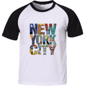 Camiseta Raglan New York City Elementos