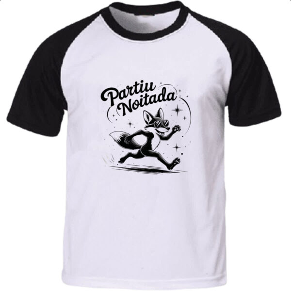 Camiseta Raglan Partiu Noitada Raposa