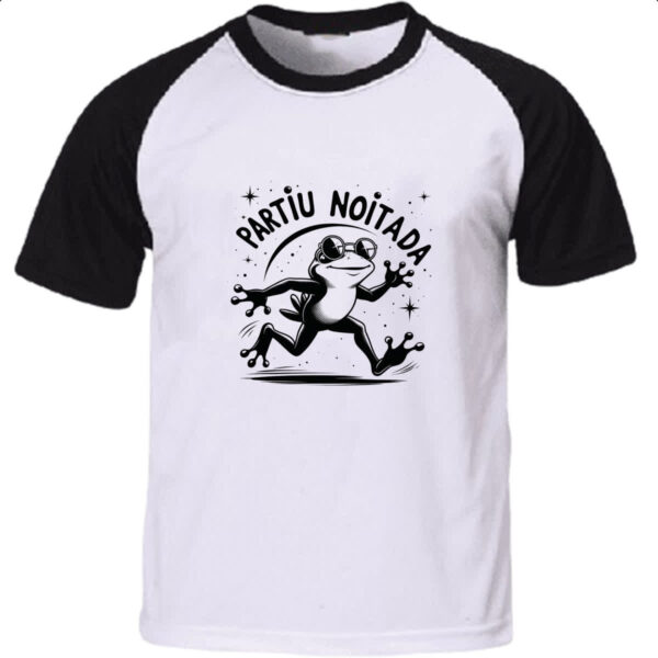 Camiseta Raglan Partiu Noitada Sapo