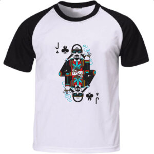 Camiseta Raglan Baralho Valete Snoop Dogg