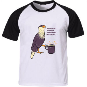 Camiseta Raglan Carcara Cafe Trabalho