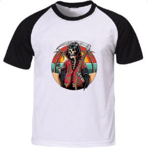Camiseta Raglan Ceifador Ferias Sunset Art