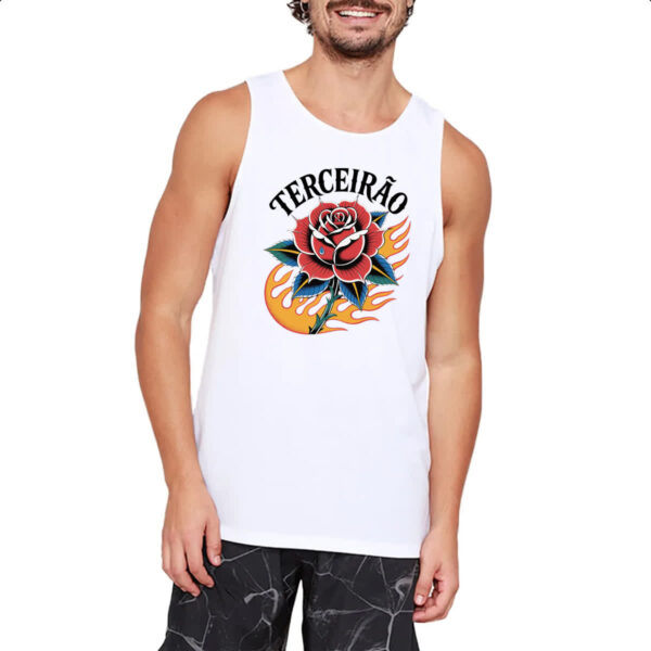 Camiseta Regata Terceirao Rosa Flamejante - Imagem 2