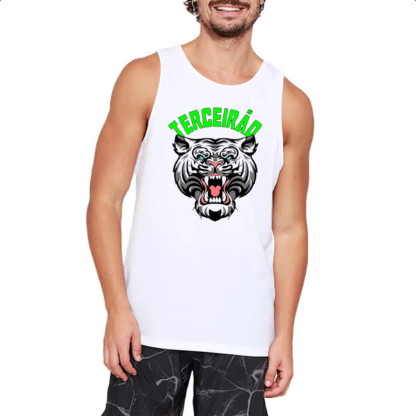 Camiseta Regata Terceirao Tigre rugindo - Imagem 2