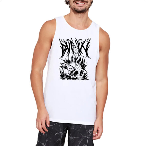 Camiseta Regata Coelho Negro Dark Rabbit - Imagem 2