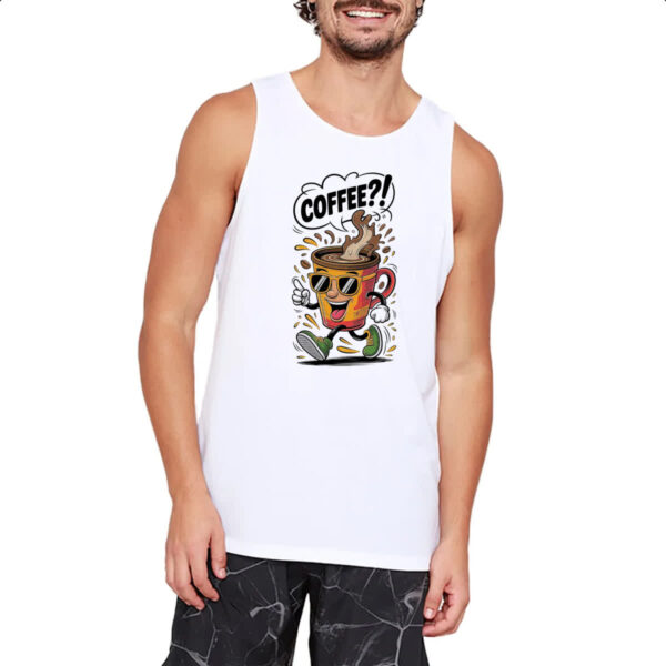 Camiseta Regata Cafe andando e perguntando - Imagem 2