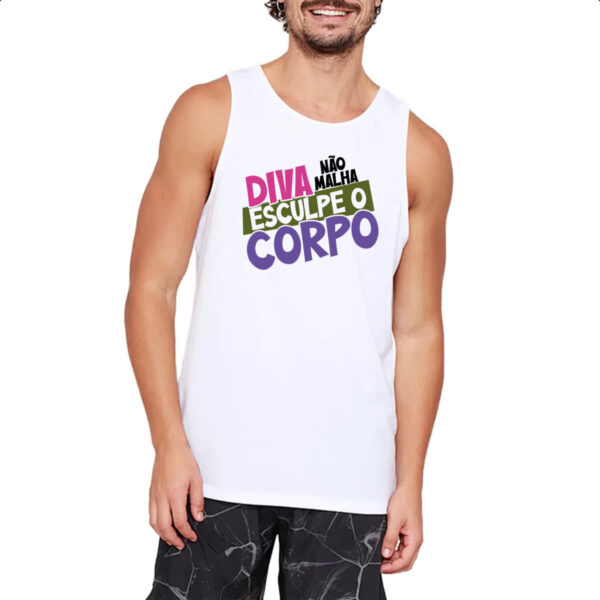 Camiseta Regata Diva nao malha - Imagem 2