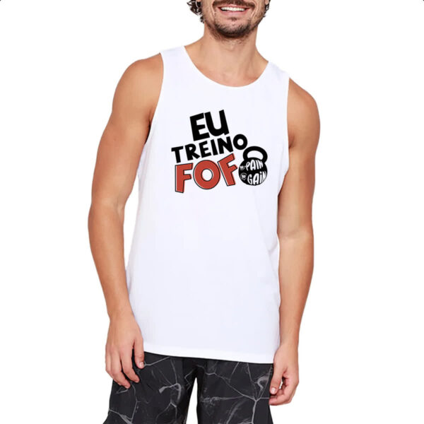 Camiseta Regata Eu treino fofo - Imagem 2