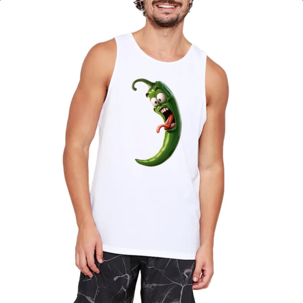 Camiseta Regata Pimenta Verde Travessa - Imagem 2