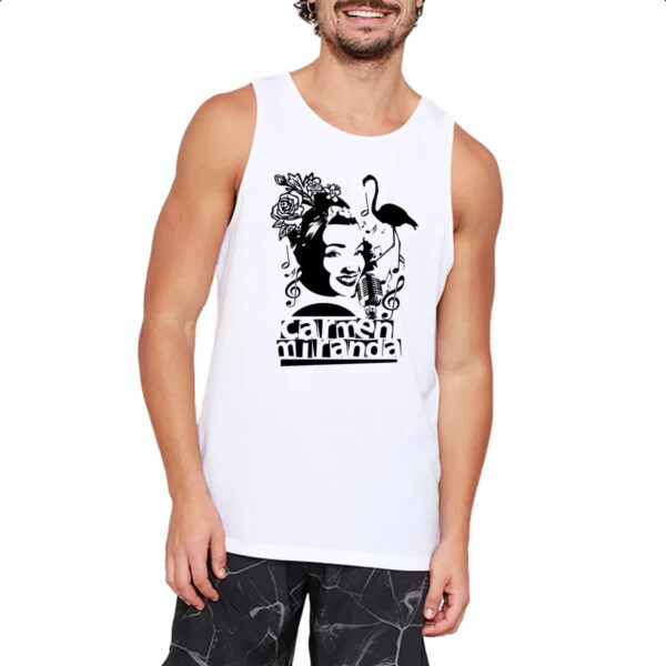 Camiseta Regata Carmen Miranda PB Arte - Imagem 2