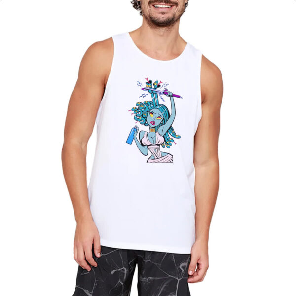 Camiseta Regata Medusa fazendo Chapinha - Imagem 2