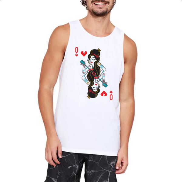 Camiseta Regata Baralho Rainha Amy Winehouse - Imagem 2