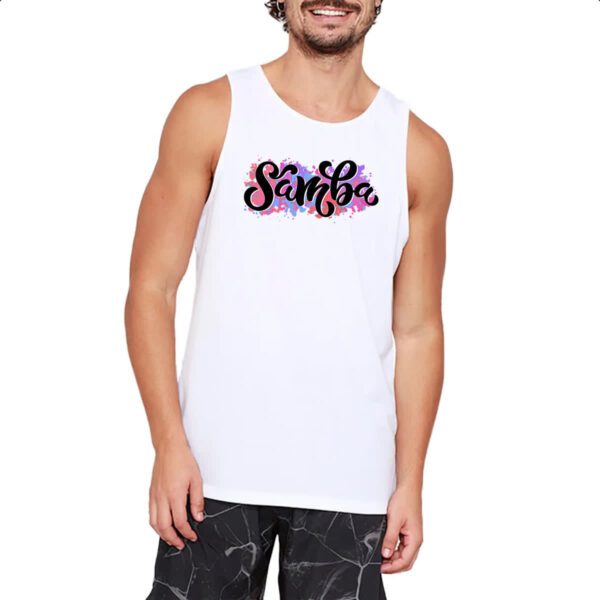 Camiseta Regata Samba Splash Arte - Imagem 2