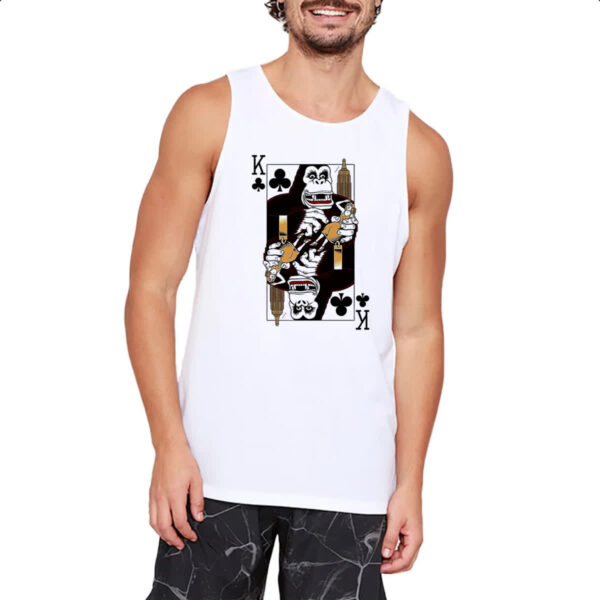 Camiseta Regata Baralho Rei King Kong Parodia - Imagem 2
