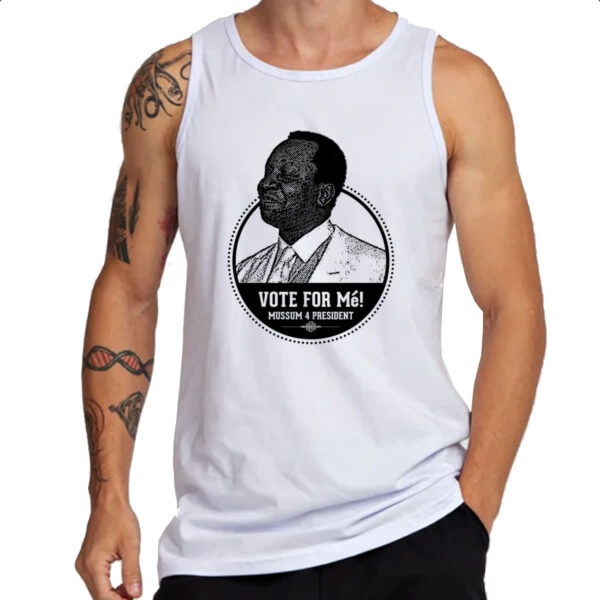 Camiseta Regata Vote no Me Mussum Meme - Imagem 3