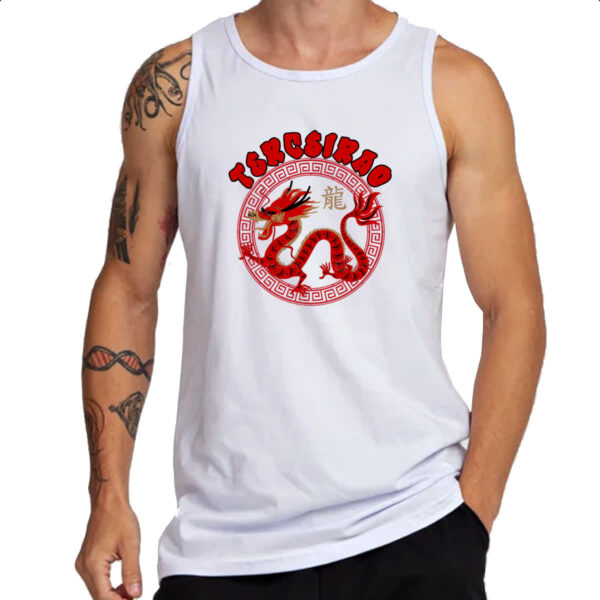 Camiseta Regata Terceirao Dragao Chines - Imagem 3