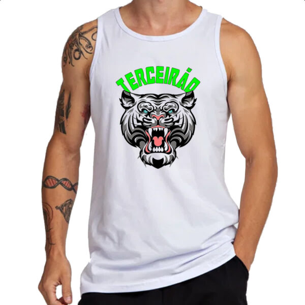 Camiseta Regata Terceirao Tigre rugindo - Imagem 3
