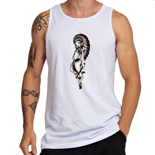 Camiseta Regata India Nativa Americada - Imagem 3