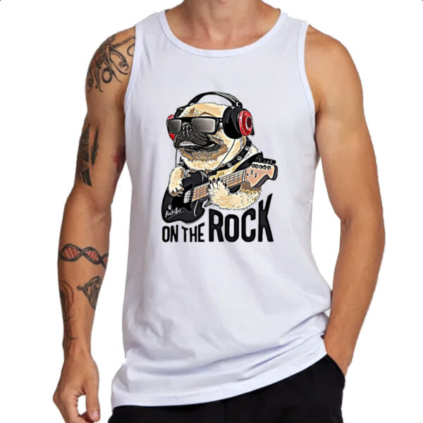 Camiseta Regata Pug on the Rock - Imagem 3