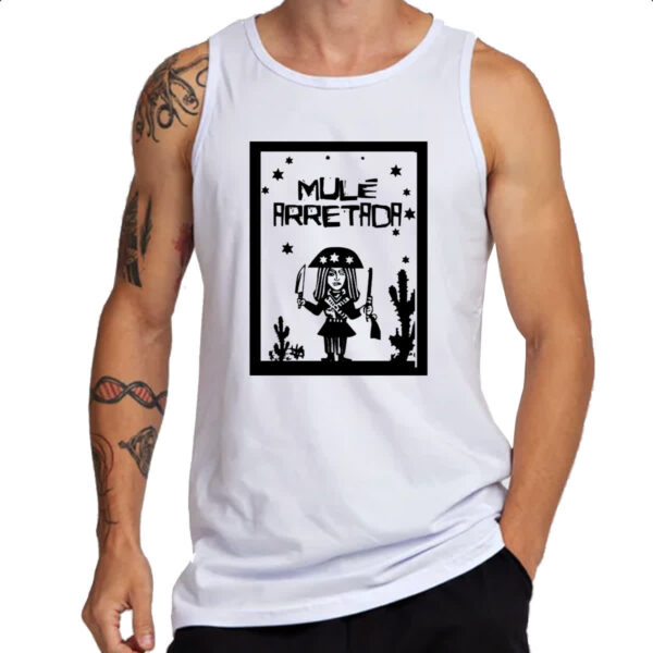 Camiseta Regata Nordeste Mule Arretada - Imagem 3