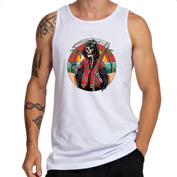 Camiseta Regata Ceifador Ferias Sunset Art - Imagem 3