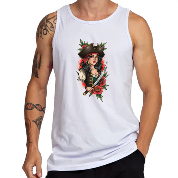 Camiseta Regata Lady Pirata - Imagem 3