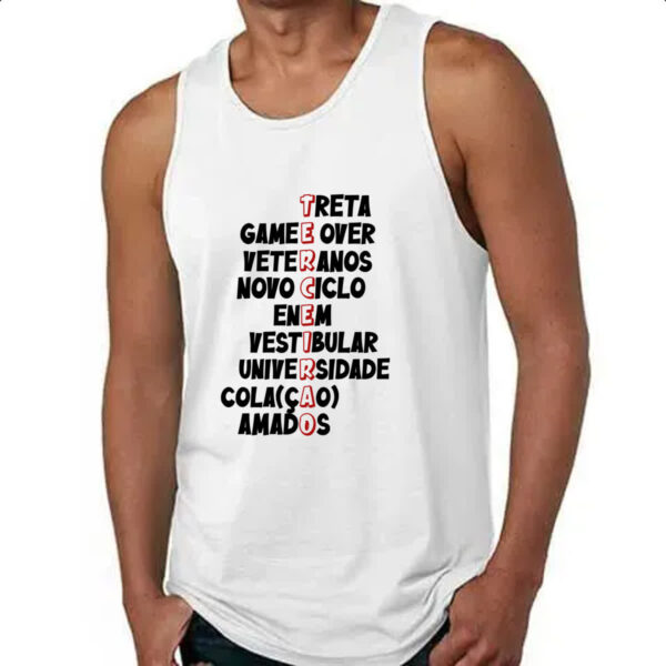 Camiseta Regata Terceirao Acrostico - Imagem 4