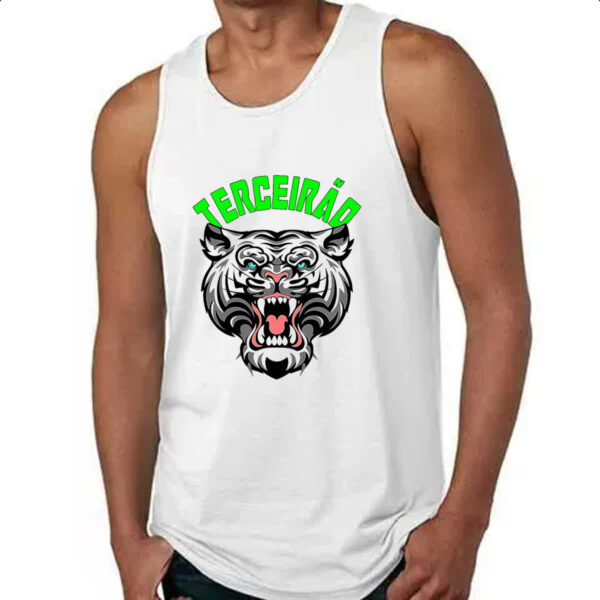 Camiseta Regata Terceirao Tigre rugindo - Imagem 4