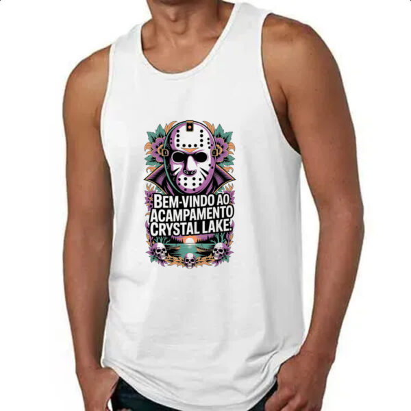 Camiseta Regata Bem vindo a Cristal Lake - Imagem 4
