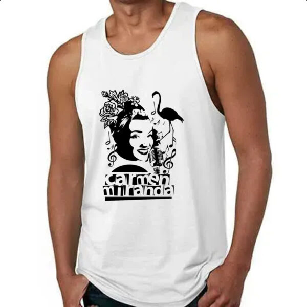 Camiseta Regata Carmen Miranda PB Arte - Imagem 4