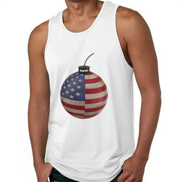 Camiseta Regata Meme Bomba EUA Magnitsky - Imagem 4