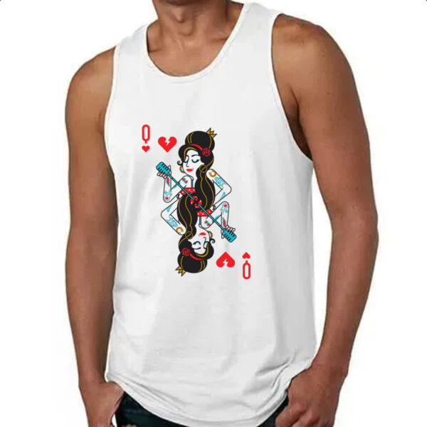 Camiseta Regata Baralho Rainha Amy Winehouse - Imagem 4