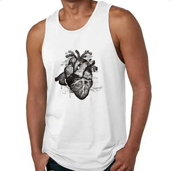 Camiseta Regata Coracao Restless Heart - Imagem 4