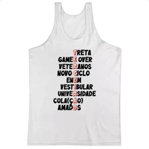 Camiseta Regata Terceirao Acrostico