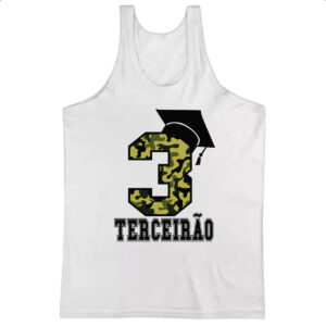 Camiseta Regata Terceirao Camuflagem 3 com capelo