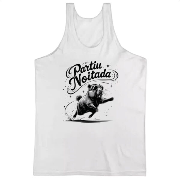 Camiseta Regata Partiu Noitada Capivara