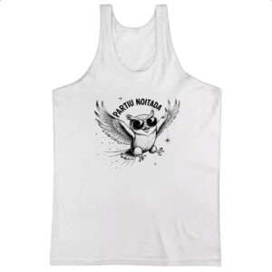 Camiseta Regata Partiu Noitada Coruja