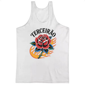 Camiseta Regata Terceirao Rosa Flamejante