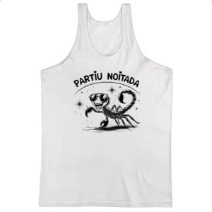 Camiseta Regata Partiu Noitada Escorpiao