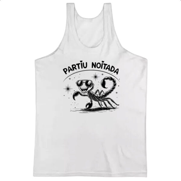 Camiseta Regata Partiu Noitada Escorpiao
