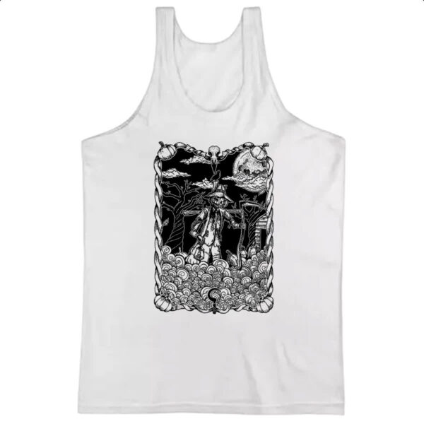 Camiseta Regata O Espantalho Black White Arte