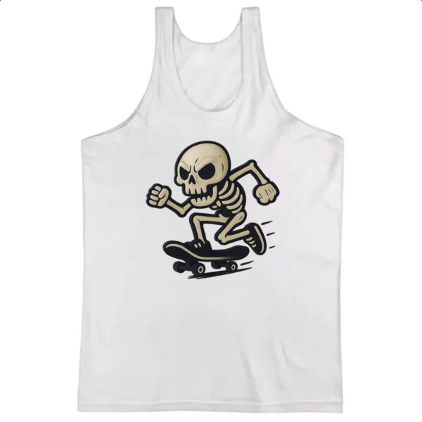 Camiseta Regata Caveira Halloween de Skate