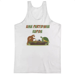 Camiseta Regata Uma partidinha rapida