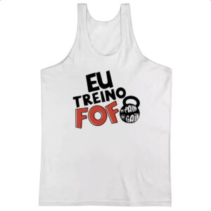 Camiseta Regata Eu treino fofo