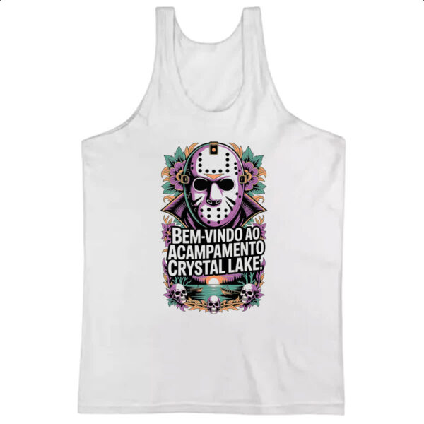 Camiseta Regata Bem vindo a Cristal Lake