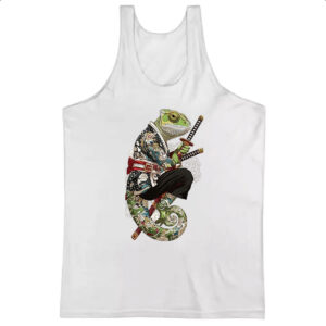 Camiseta Regata Camaleao Samurai
