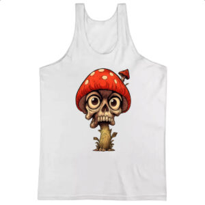 Camiseta Regata Cogumelo Skull
